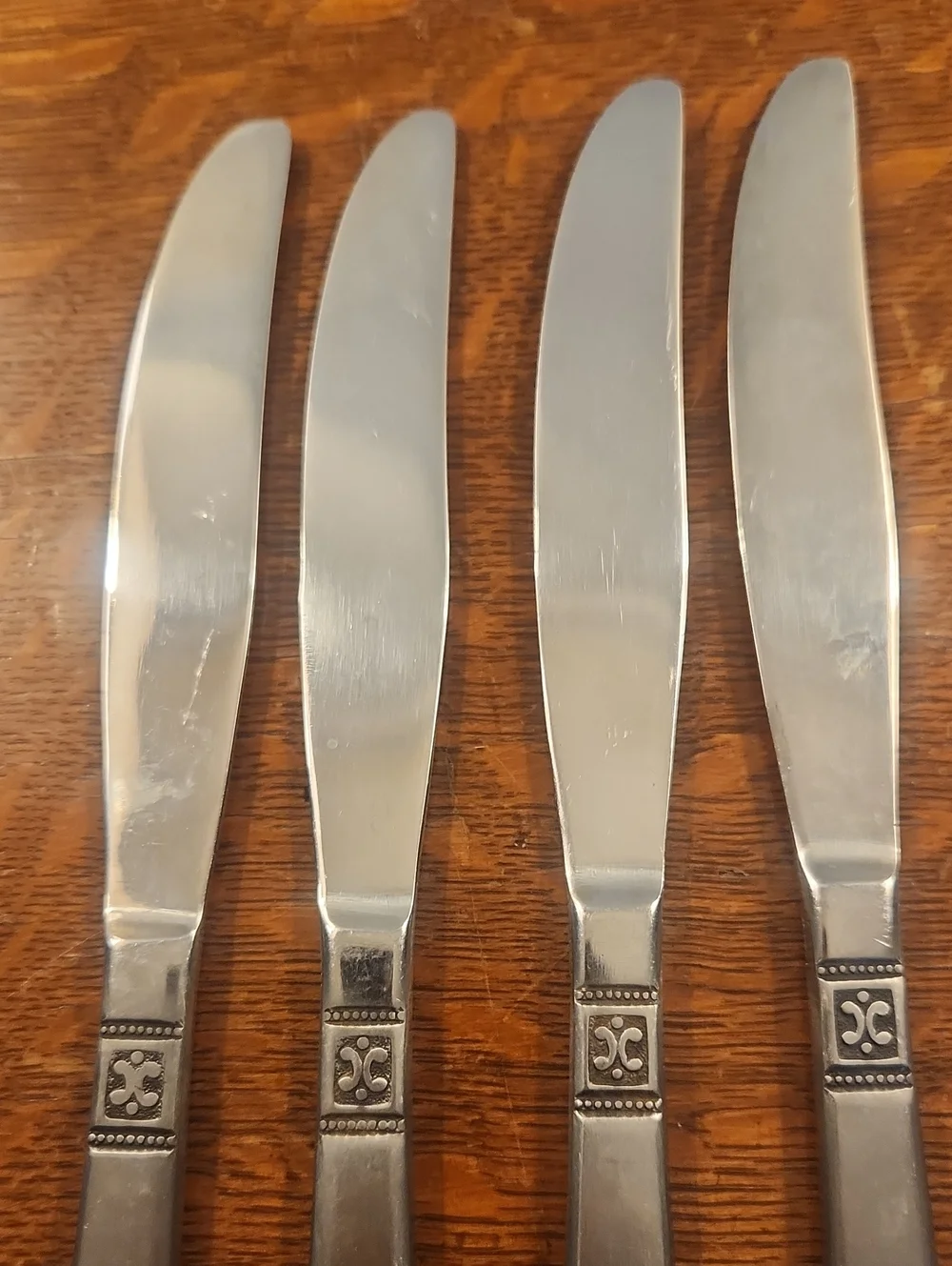 Vintage Towle SSC Stainless Flatware - Replacement Dinner Knives (Set of 4)